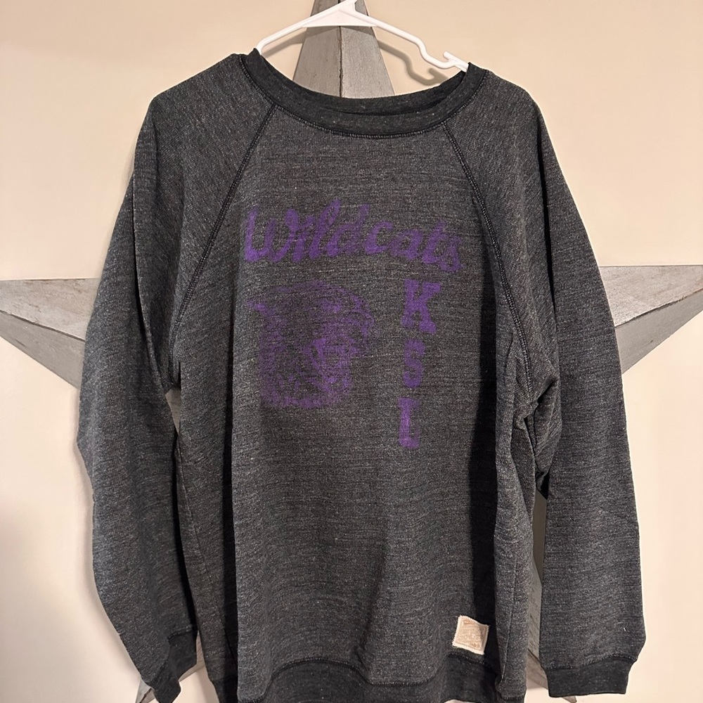 Vintage K-State crew neck. Cocaine Willie.